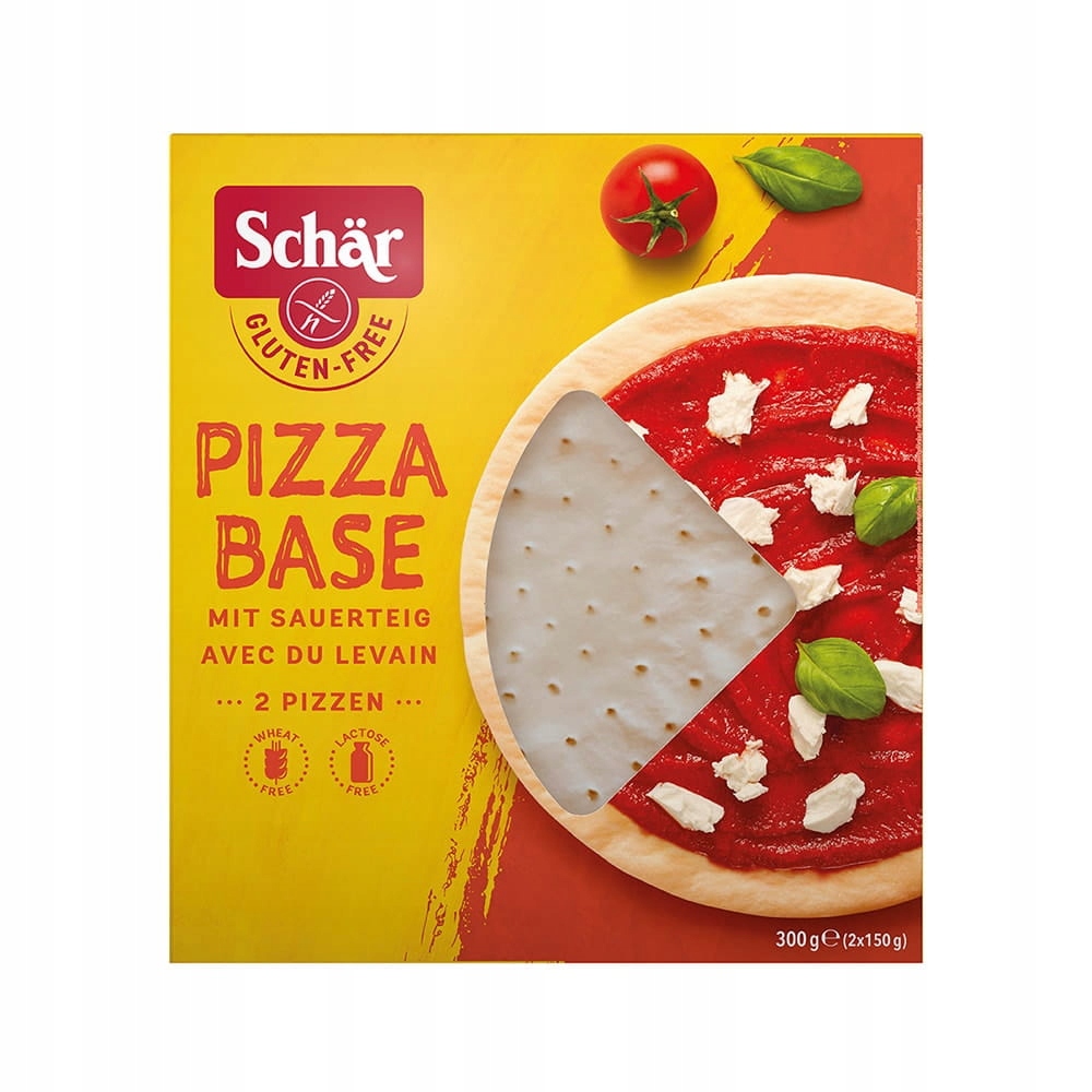 

Spody do pizzy bezglutenowe 2 x 150 g Schar