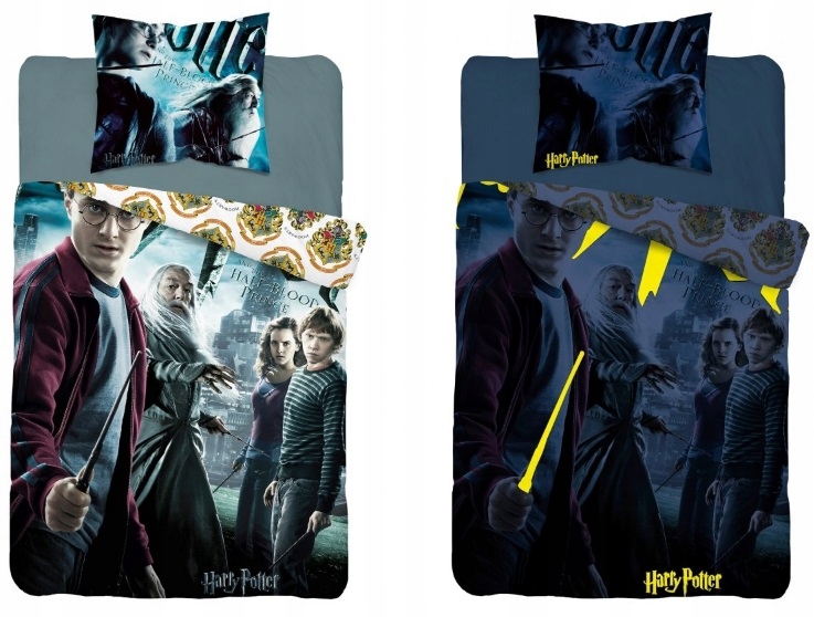 POŚCIEL młodzieżowa HARRY POTTER 140x200 ŚWIECĄCA