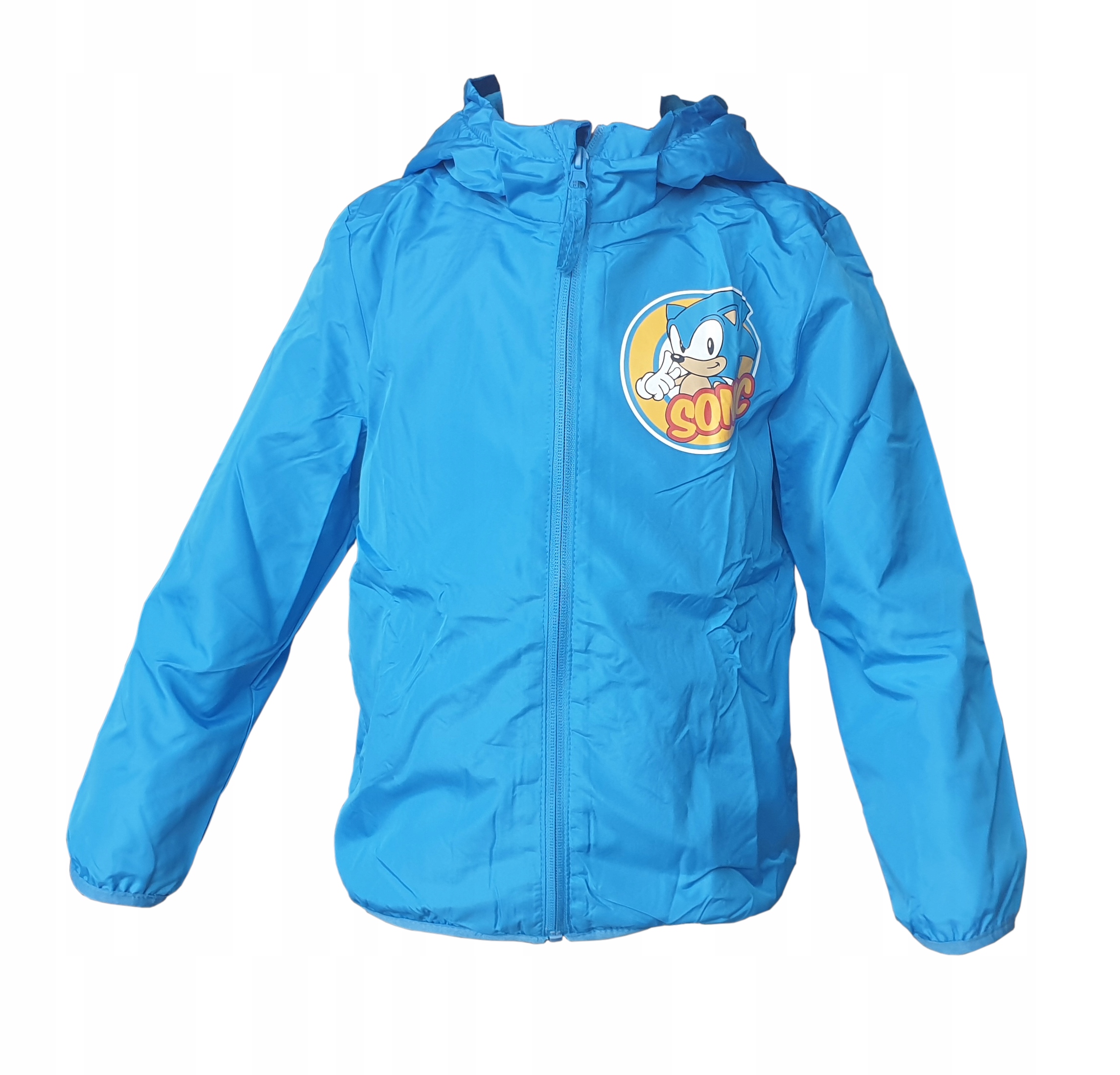 KURTKA SONIC DZIECIĘCA CHŁOPIĘCA WIATRÓWKA PRZEJŚCIOWA Z POLAREM Z KAPTUREM