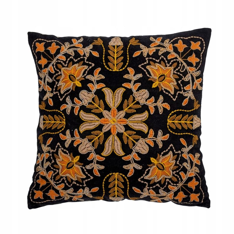 Marocký vankúš Boho Japandi Vzorovaná Bavlna 45x45 cm Bloomingville
