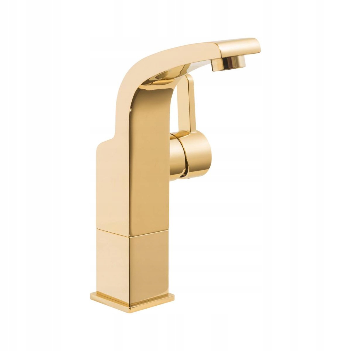 Umývadlová batéria. Vysoká guľová stojanková Omnires Darling Zlatá S Klik