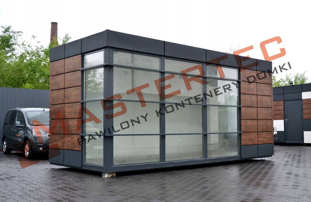 PAWILON HANDLOWY KONTENER BIUROWY mastertec.pl CENA BRUTTO !!!!! Wysokość 3 m