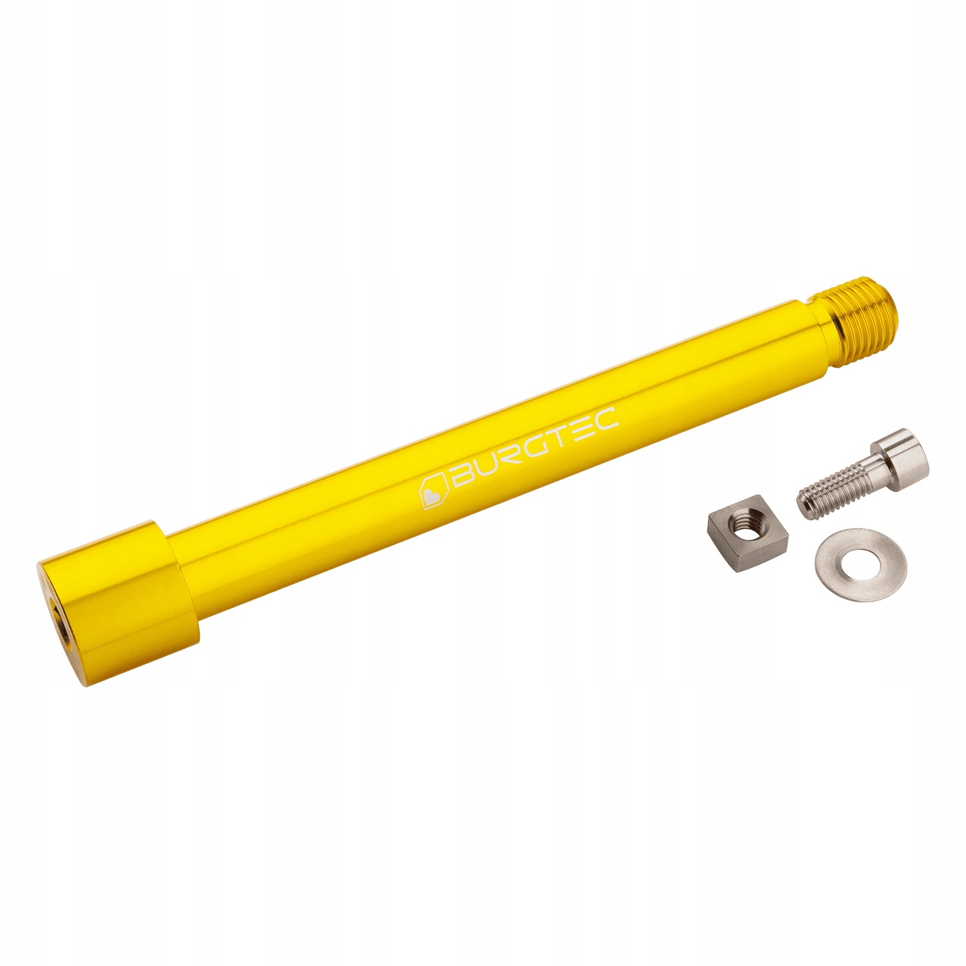 Burgtec Osa pro vidlici Fox 36/38 2021+ Kaboltx Fork Axle Boost zlatá