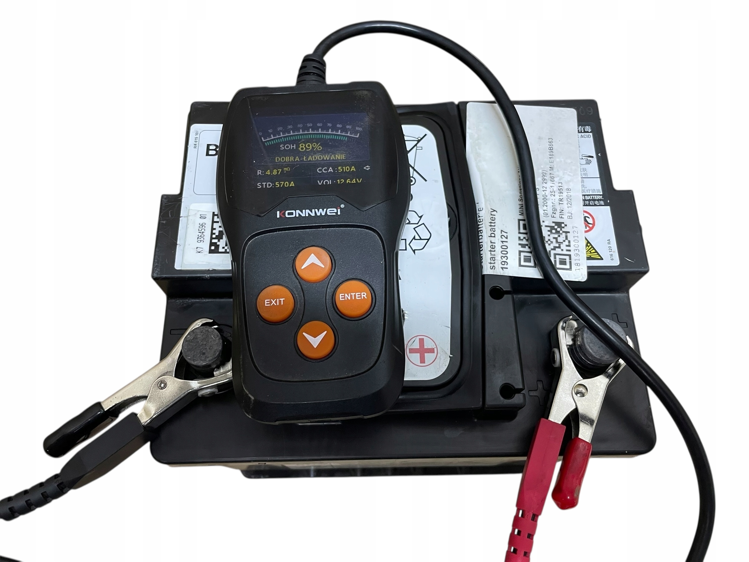 Batteria AGM START-STOP 12V 50AH 570A BMW / MINI 2018R Originale