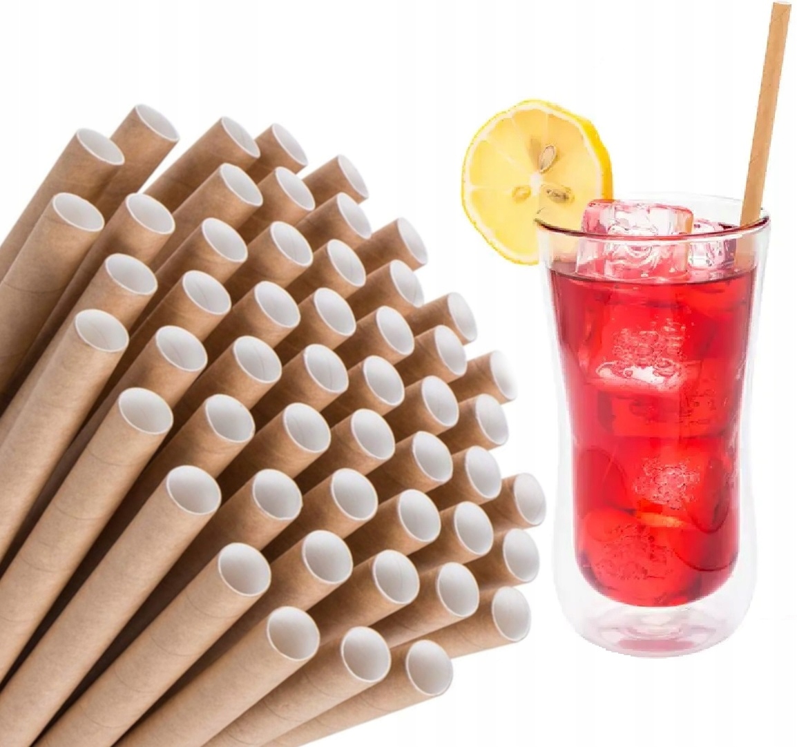 SŁOMKI RURKI DO PICIA KRAFT PAPIEROWE SHAKE 250szt Kod producenta 014314