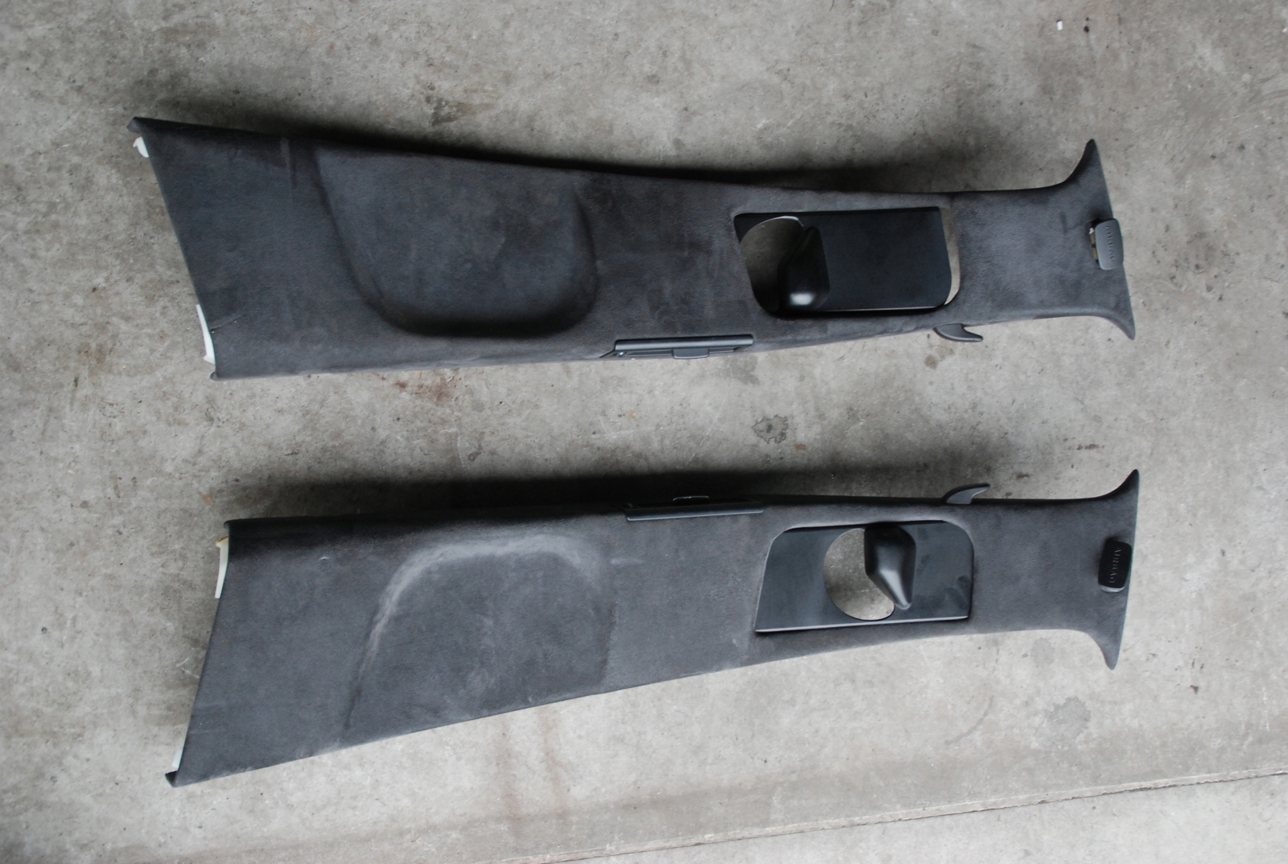 MERCEDES W221 обивка крышки стойки ALKANTARA