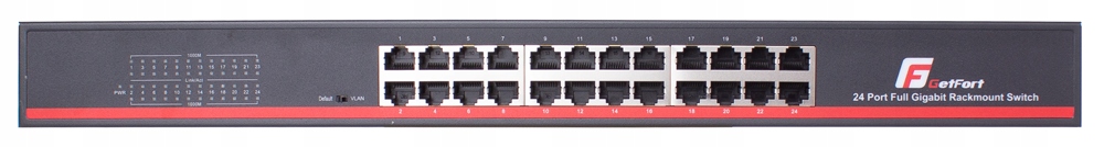 Switch 24 portů Gigabit Ethernet SG-124G GetFort