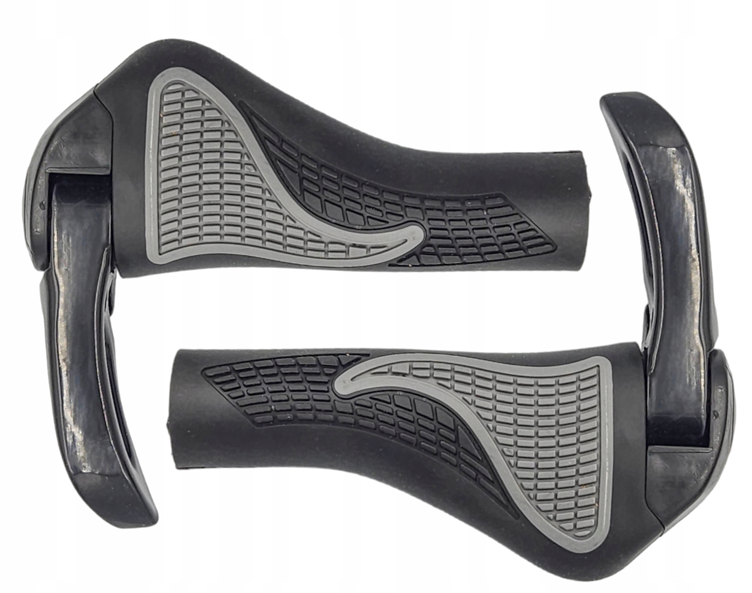 Chwyty rowerowe ergonomiczne skręcane ROGI, para Marka iBike