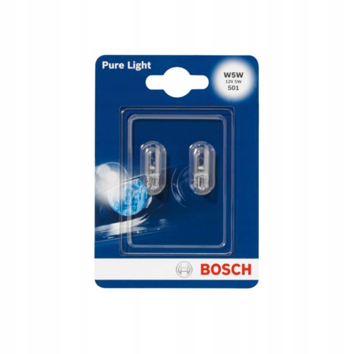 

Żarówka W5W Bosch Pure Light 12V 5W Blister 2 Szt