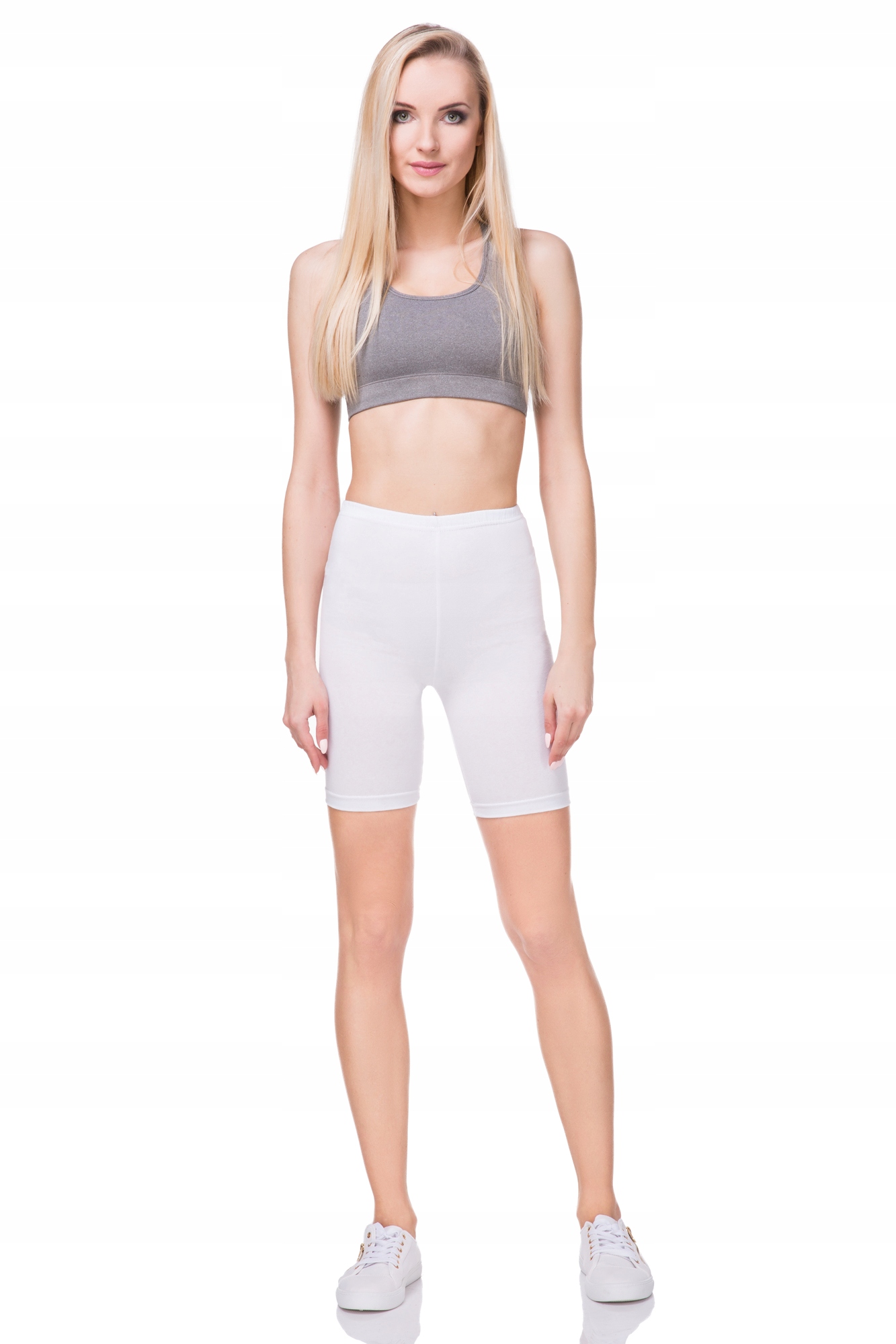 

Legginsy 1/2 Kolarki Damskie Krótkie Getry Lk- L