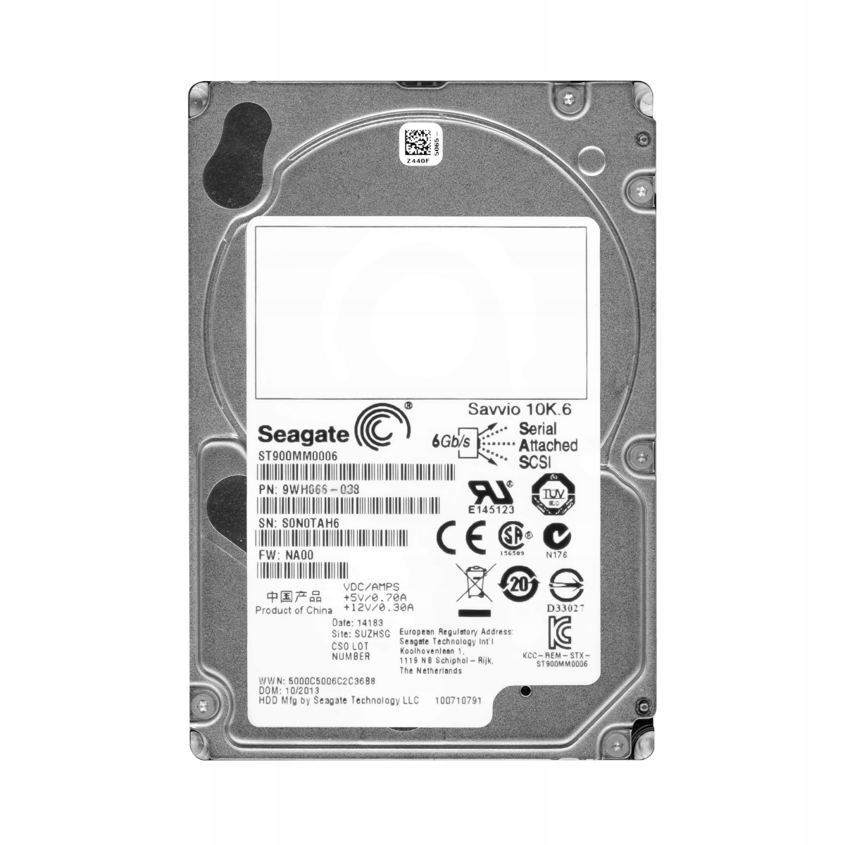 Seagate Savvio 10K.6 900GB 10K 64MB SAS-2 2,5'' ST900MM0006