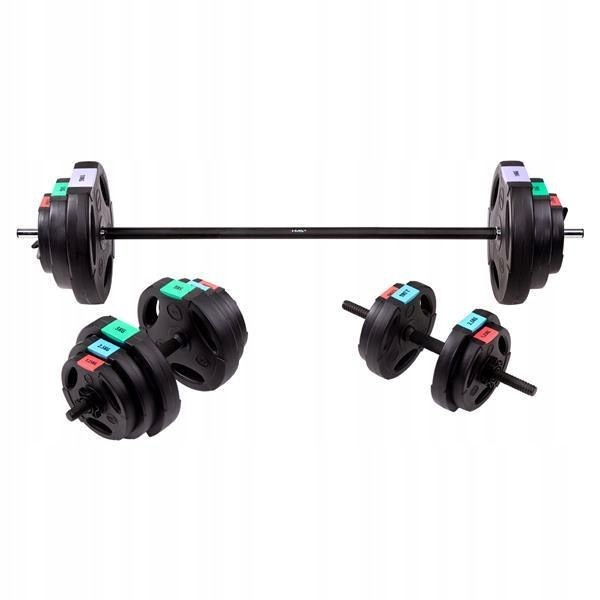 SGSP60 Set Sztanga I Sztangielki Kompozyt 62 Kg Hms