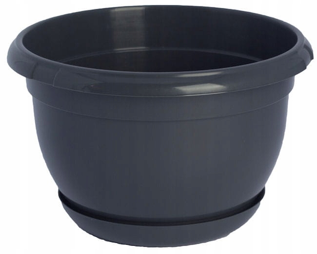 

Doniczka Malta 24 z podstawkiem Antracyt