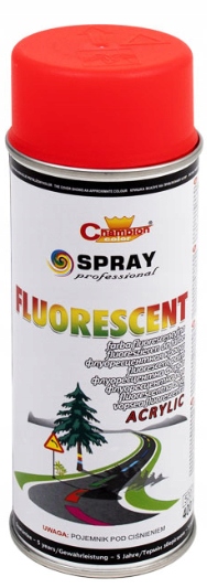 

Spray Farba fluorescencyjna Champion Czerwony 0,4L
