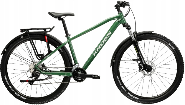 Rower górski męski Kross Hexagon 4.0 Eq 27 M(17") zielony/srebrny połysk
