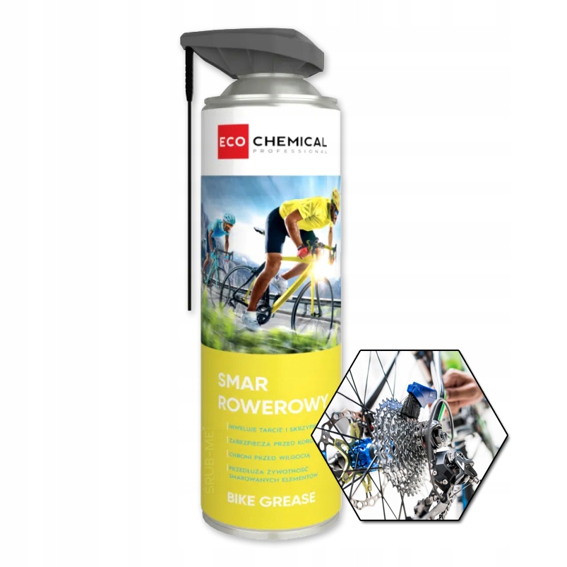 Profesjonalny Smar Rowerowy Do Łańcuchów I Przerzutek 500ml Ecochemical