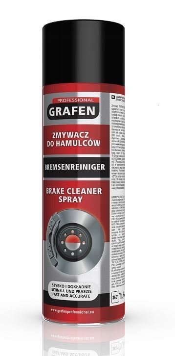 

Zmywacz Do Hamulców Spray Grafen 500ML