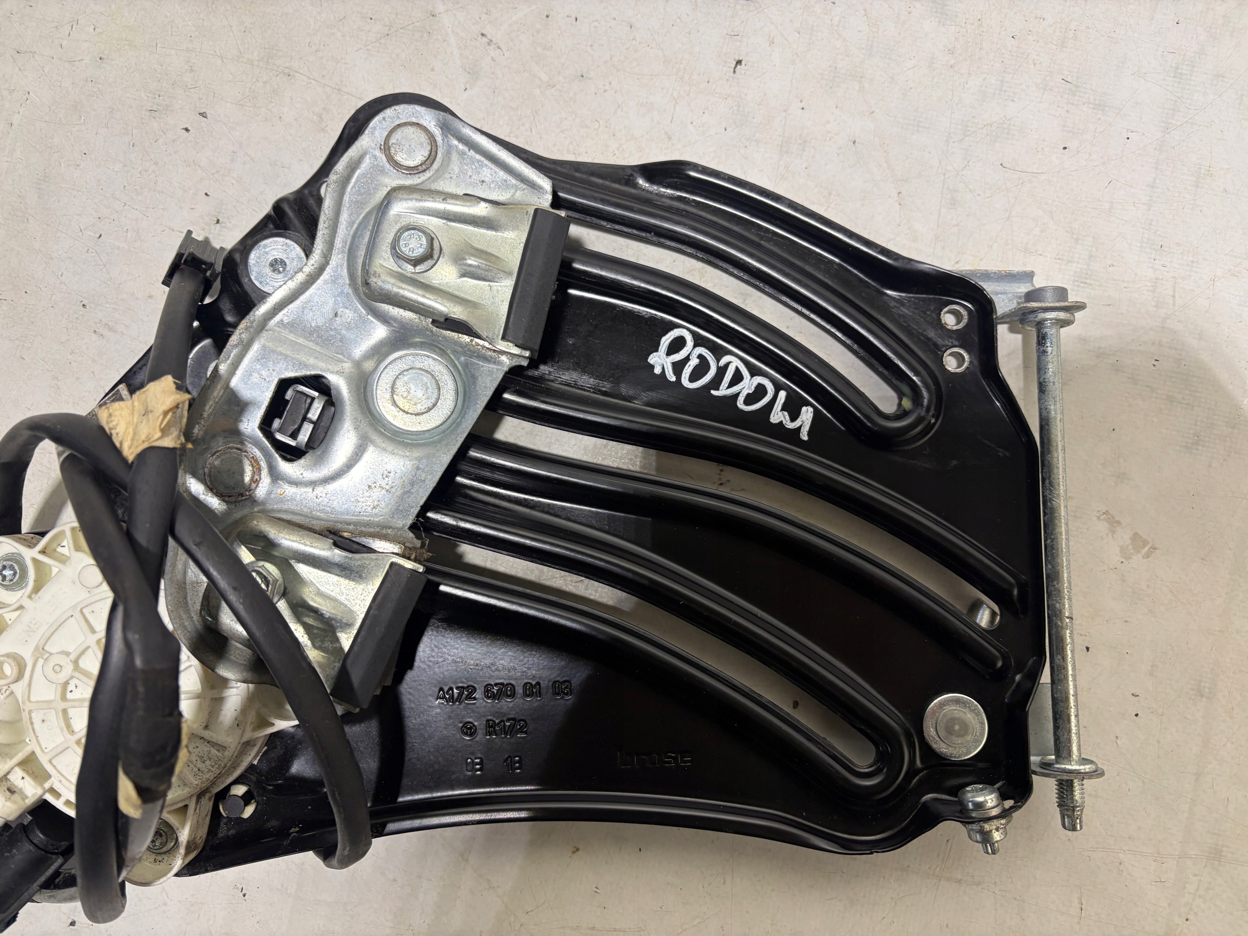 window regulator left rear part MERCEDES SLK W172 R172