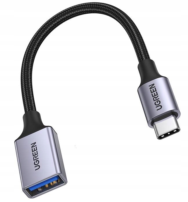Adapter USB Ugreen US378 USB-C - USB Szary (UGR1090GRY)