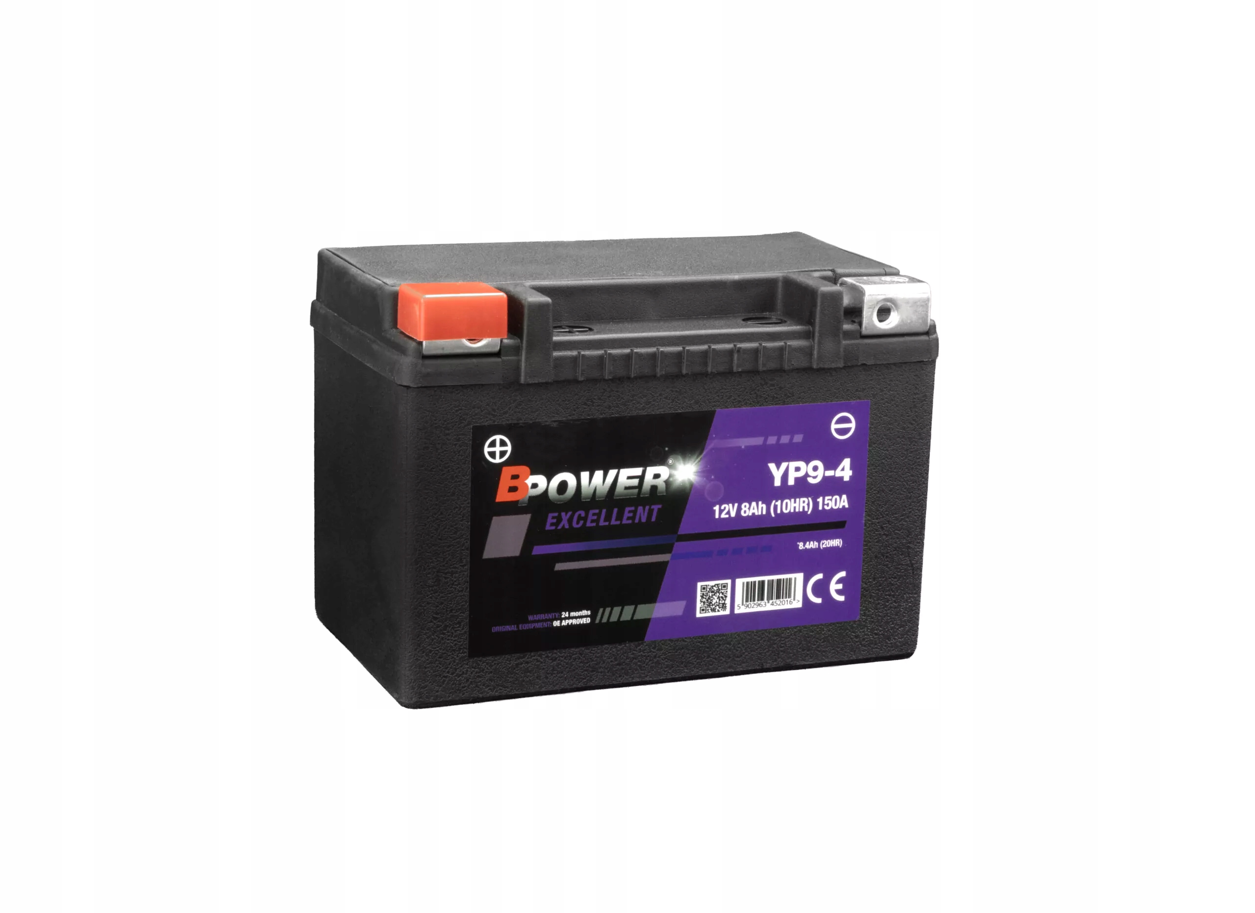 Akumulator Bpower YP9-4 8Ah 150A YTX9-BS
