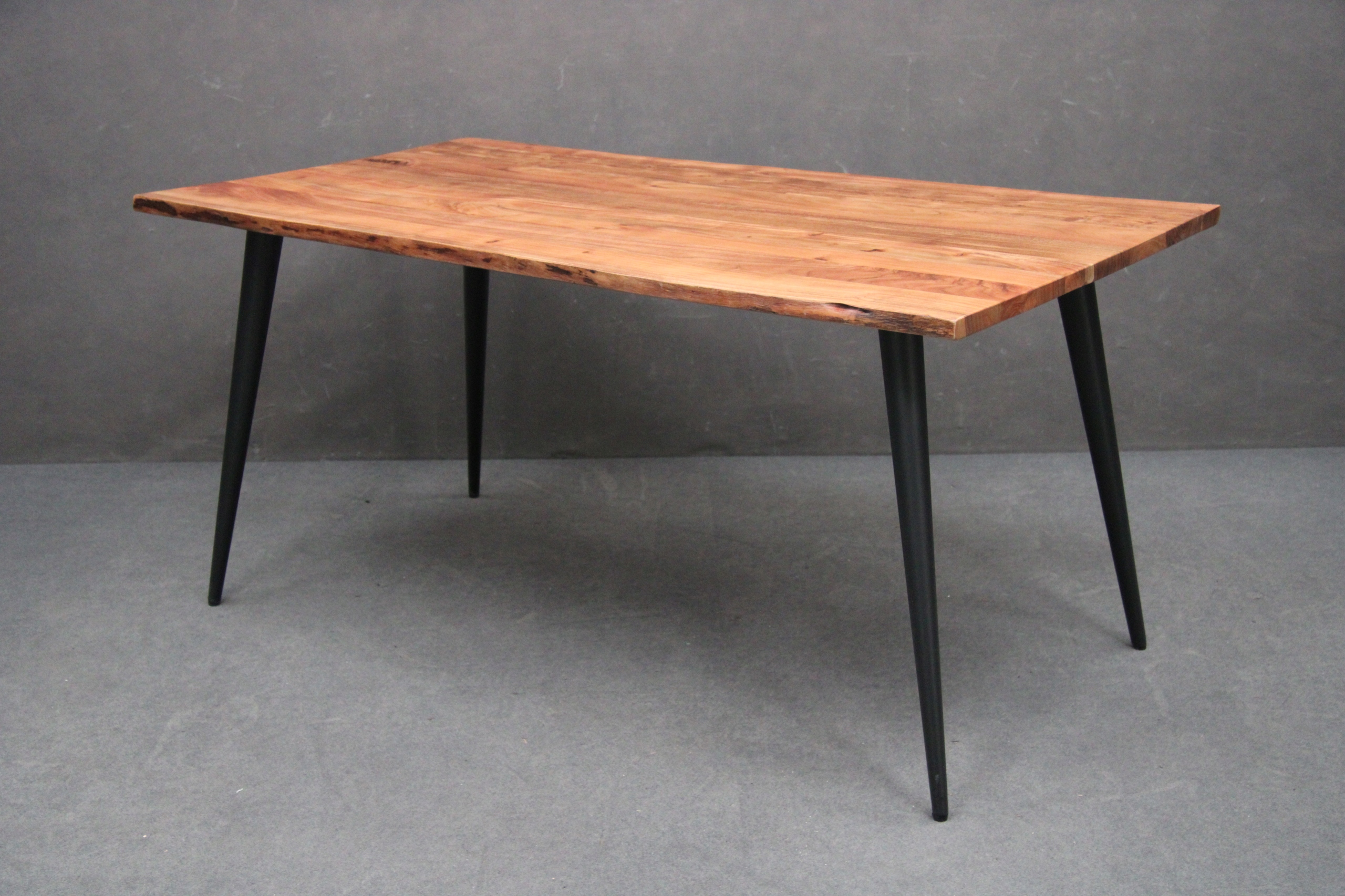 

Stół Drewniany Lite Drewno Akacja Metalowe 160 cm