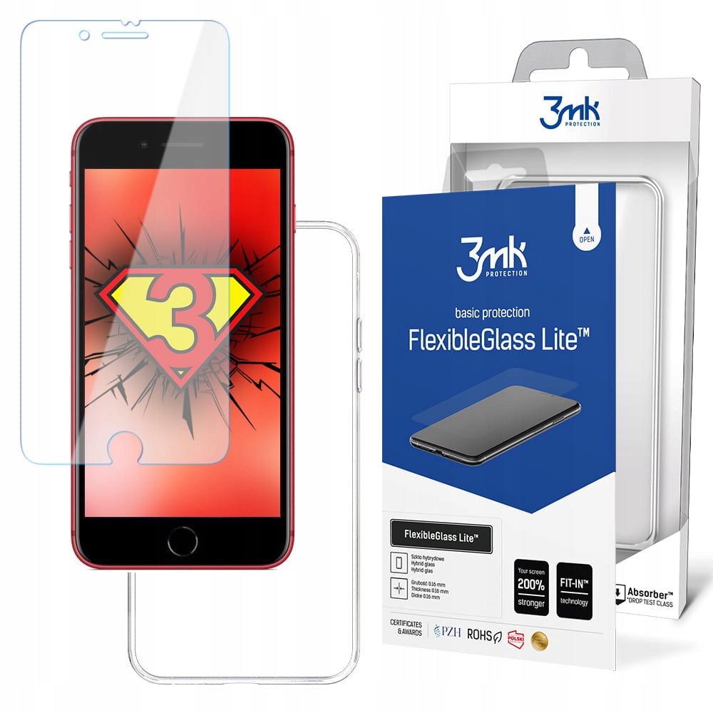 

Zestaw 3mk Szkło Etui ochrona do iPhone 7 8 Plus