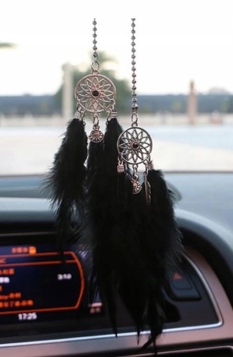 

Ozdoba Łapacz Snów Do Auta Czarny