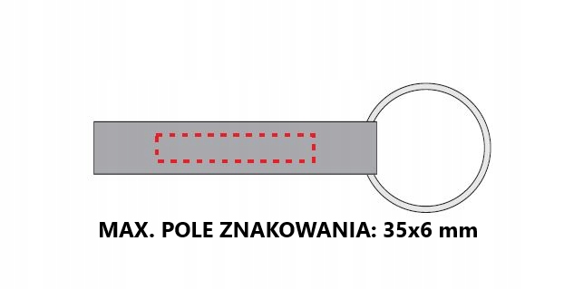 BRELOK DO KLUCZY Z LOGO OTWIERACZ DO BUTELEK - 200 Materiał metalowe
