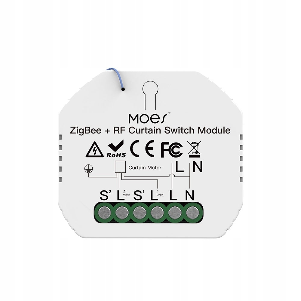 ZIGBEE TUYA Moduł Przełącznika Do Kurtyn i Rolet