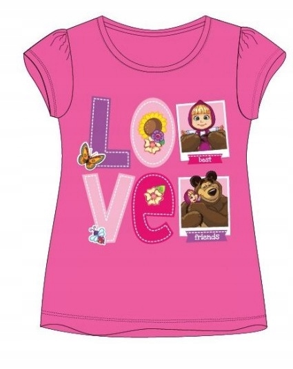 

Bluzka t-shirt Masza I Niedźwiedź bluzeczka 128