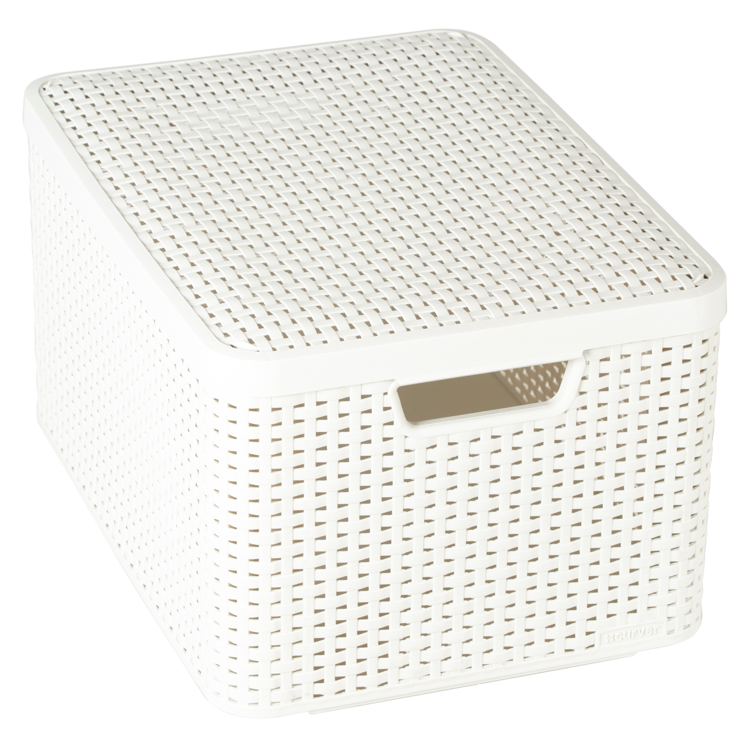 PUDEŁKO KOSZYK RATTAN POJEMNIK POKRYWA CURVER 30L