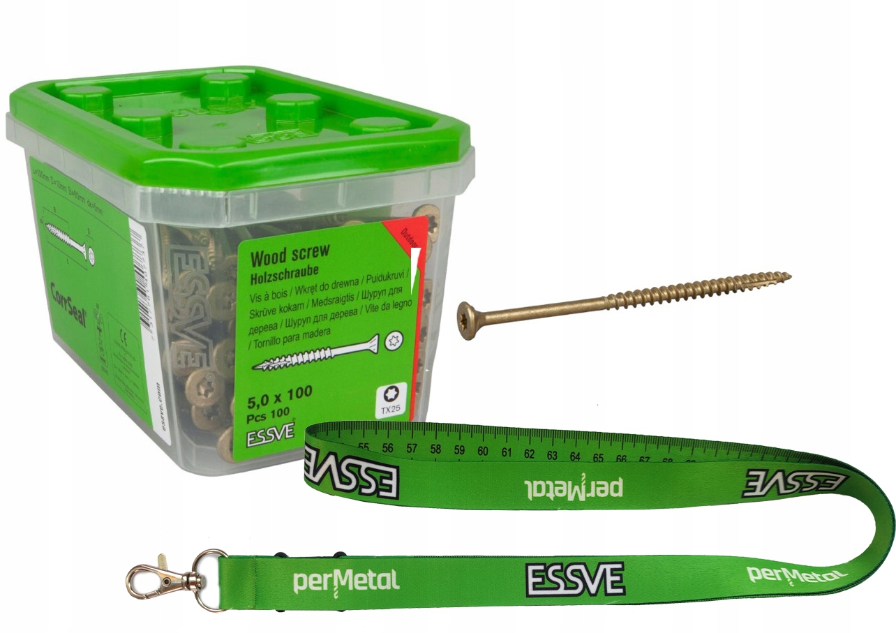 

Essve Wkręty 5,0x100MM Do Drewna Corrseal 100SZT