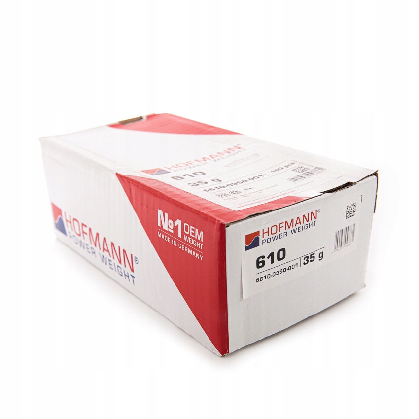 Ciężarki nabijane do felg ALU 35g HOFMANN TYP610