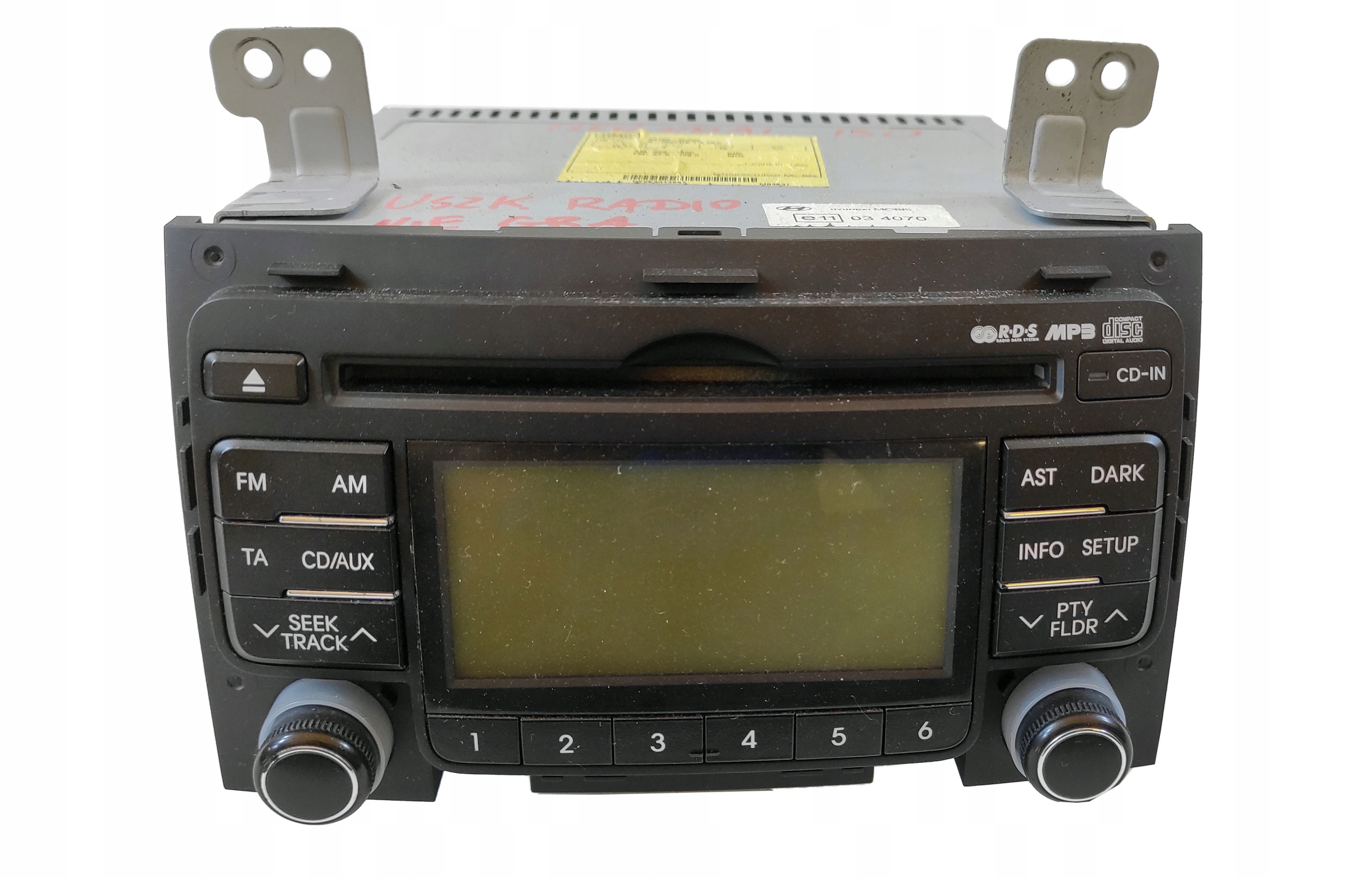 HYUNDAI I30 RADIO CD ORYGINALNE 961602L200 EUR HYUNDAI I30 RADIO CD