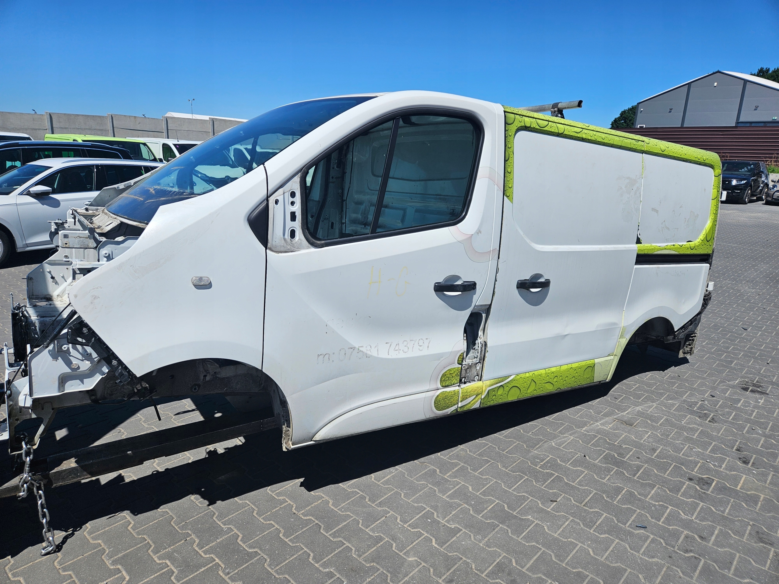 LONGHERONE parafango BOK sinistra posteriore LT OPEL VIVARO B TRAFIC III 16R