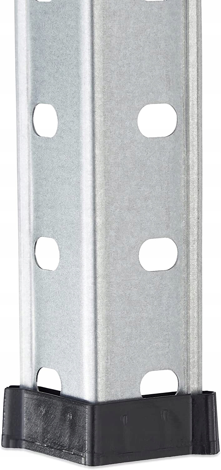 Regał z 4 półkami metalowy Relaxdays Szerokość mebla 75.5 cm