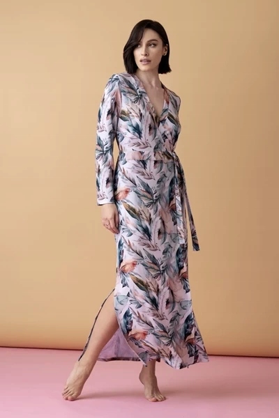 Sonnet dlouhý obálkový peniuar – tisk pera XXXXL