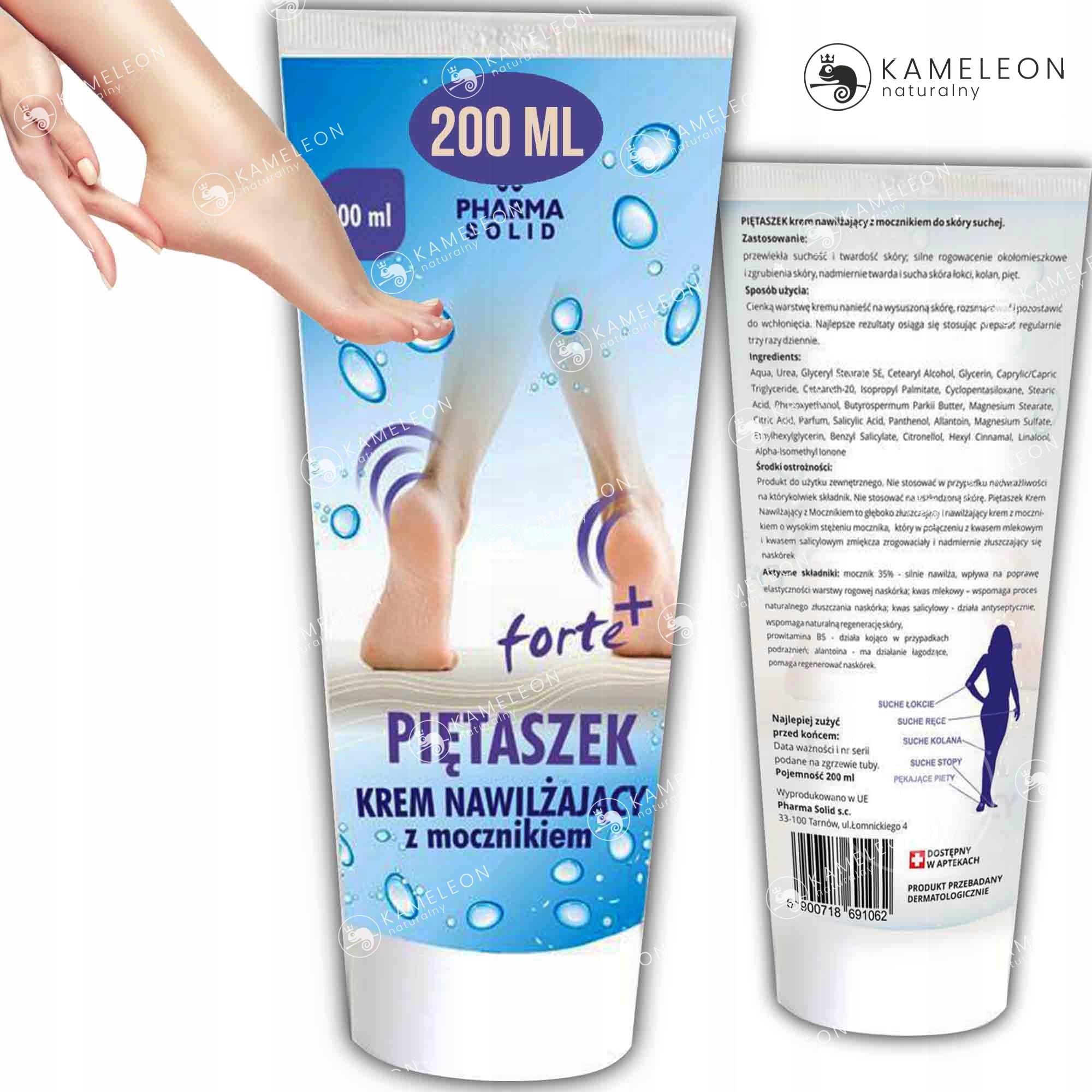 

Pharma Solid Krem Piętaszek mocznik Sucha Skóra