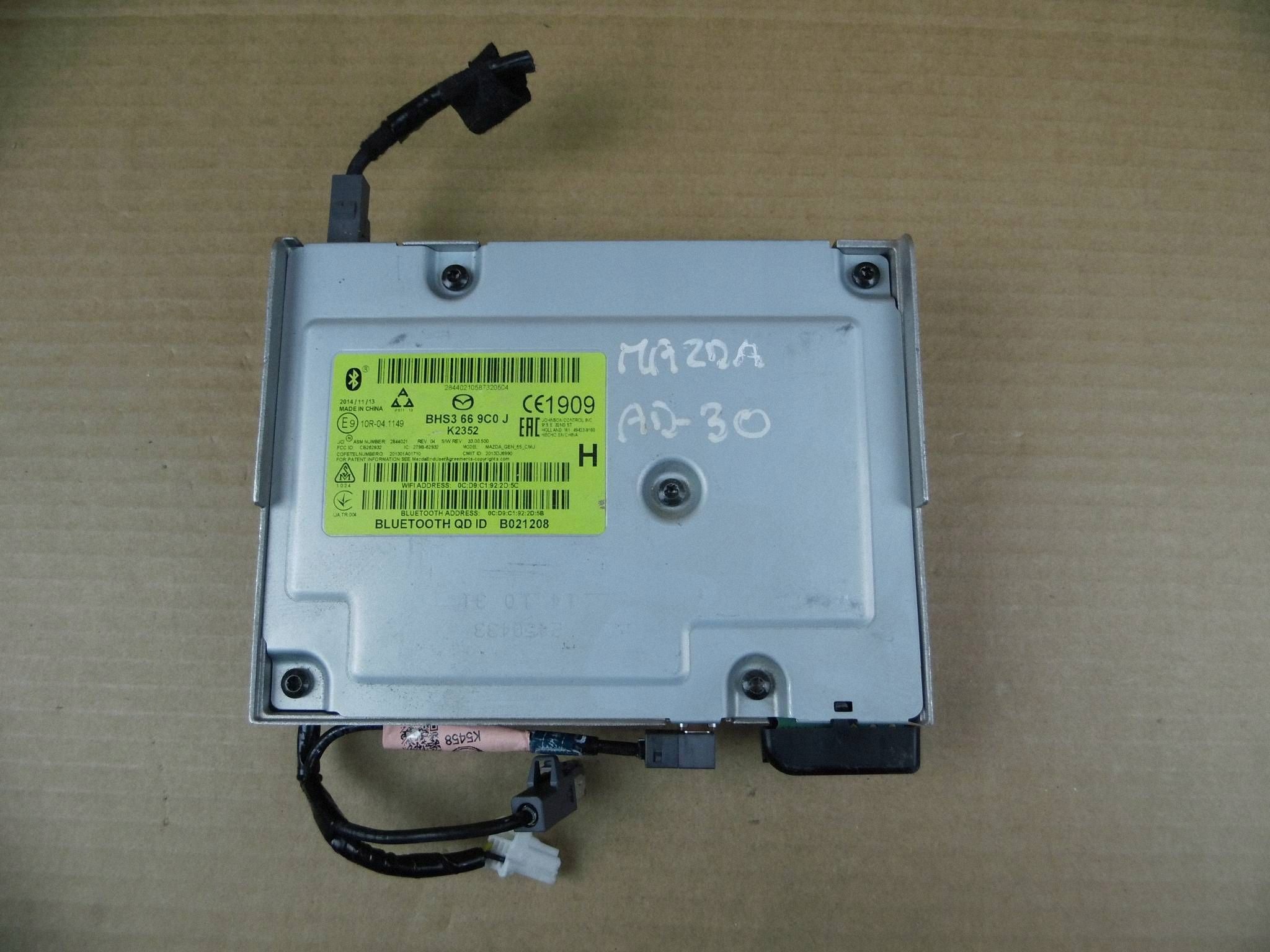 Mazda 3 BM module control unit radia navigation devices BHS3669C0J