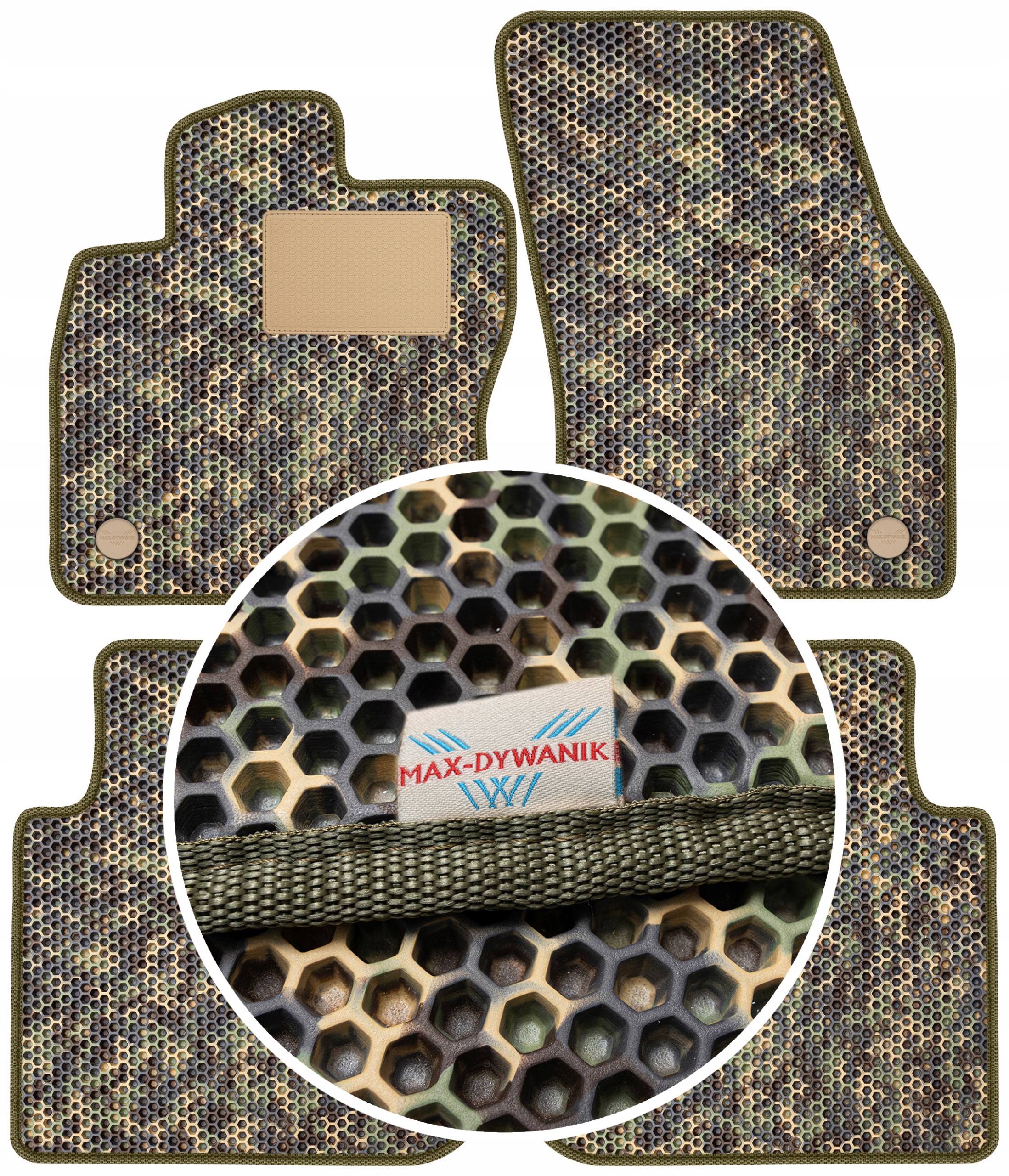 Škoda Kodiaq 2017 Gumové rohože do auta Eva Moro