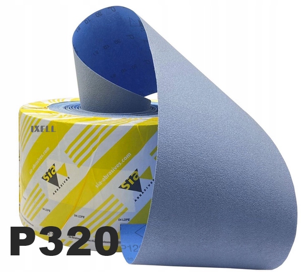 P320 papier do szlifowania na sucho lub mokro 115mm Sia Abrasives blue 356
