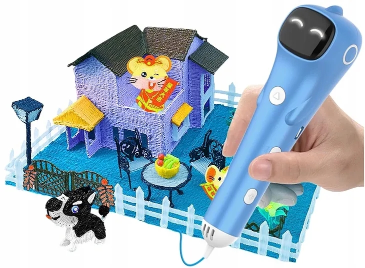 NAJNOWSZY BEZPRZEWODOWY DŁUGOPIS 3D 2.0 FILAMENT PCL PREZENT DLA DZIECKA Producent Inna