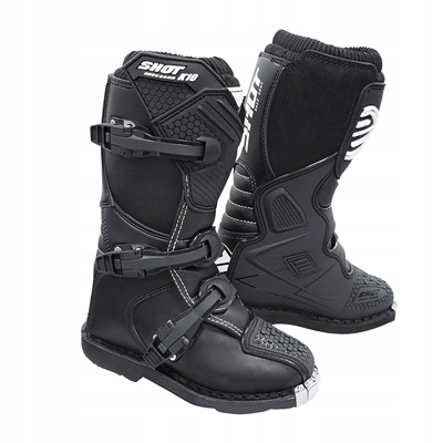 SHOT RACING 2020 BUTY DZIECIĘCE CROSS CZARNE 33