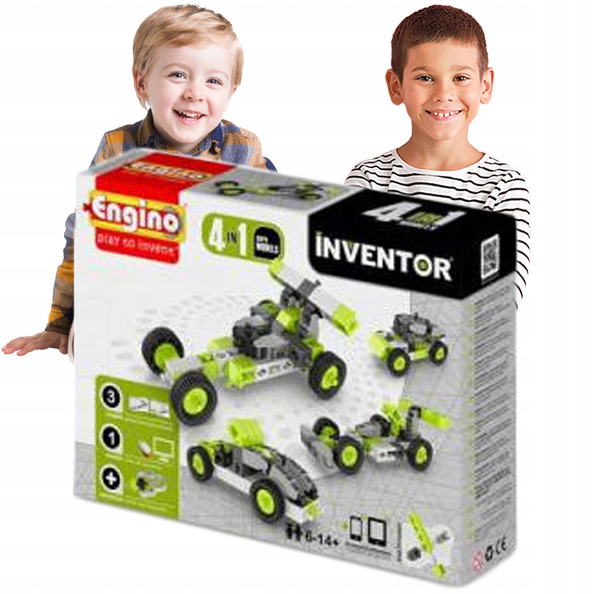 KLOCKI Konstrukcyjne INVENTOR 4 Samochody ZESTAW