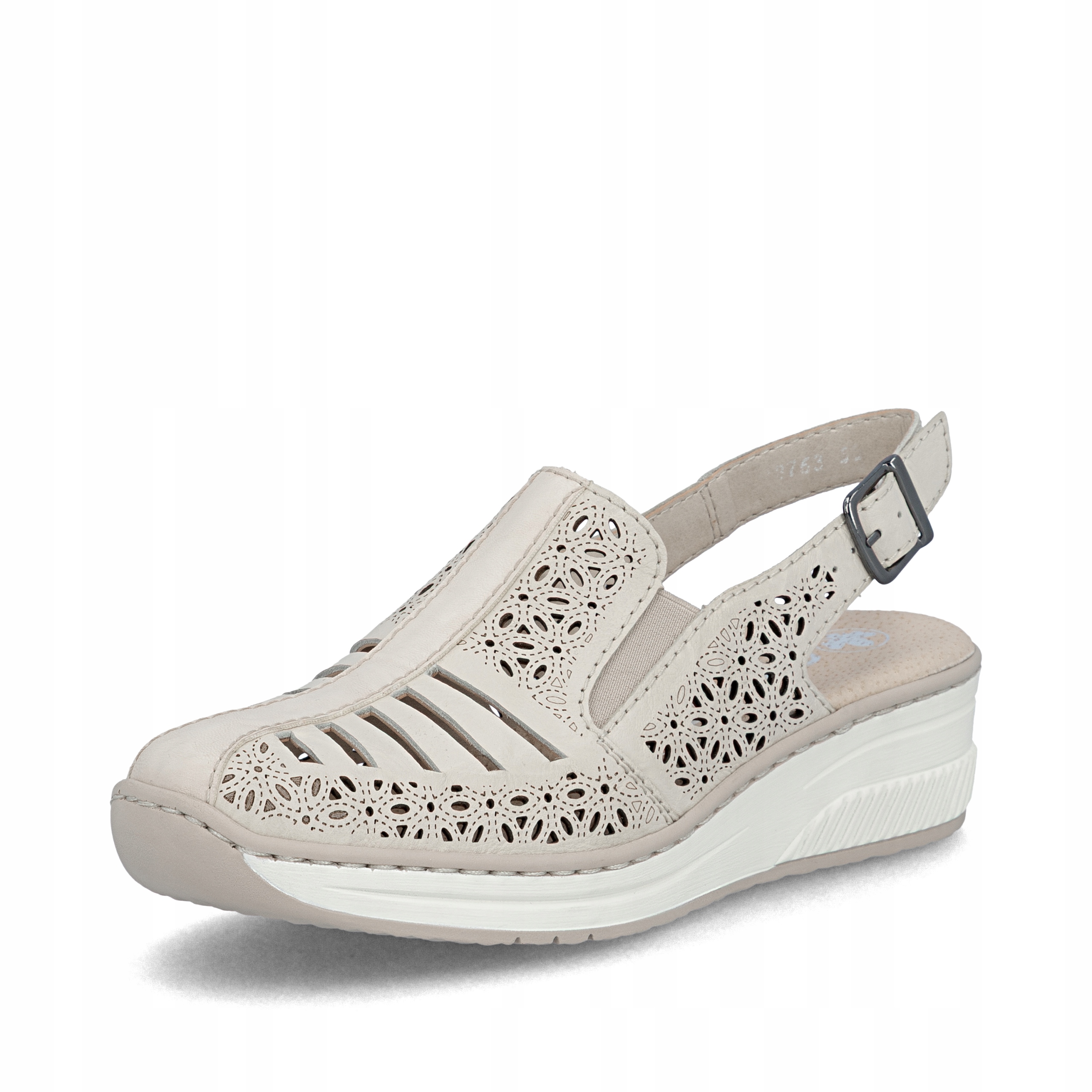 Rieker Antistress Dámské Sandály Zakryté Prsty Kožené 48763-60 vel. 41