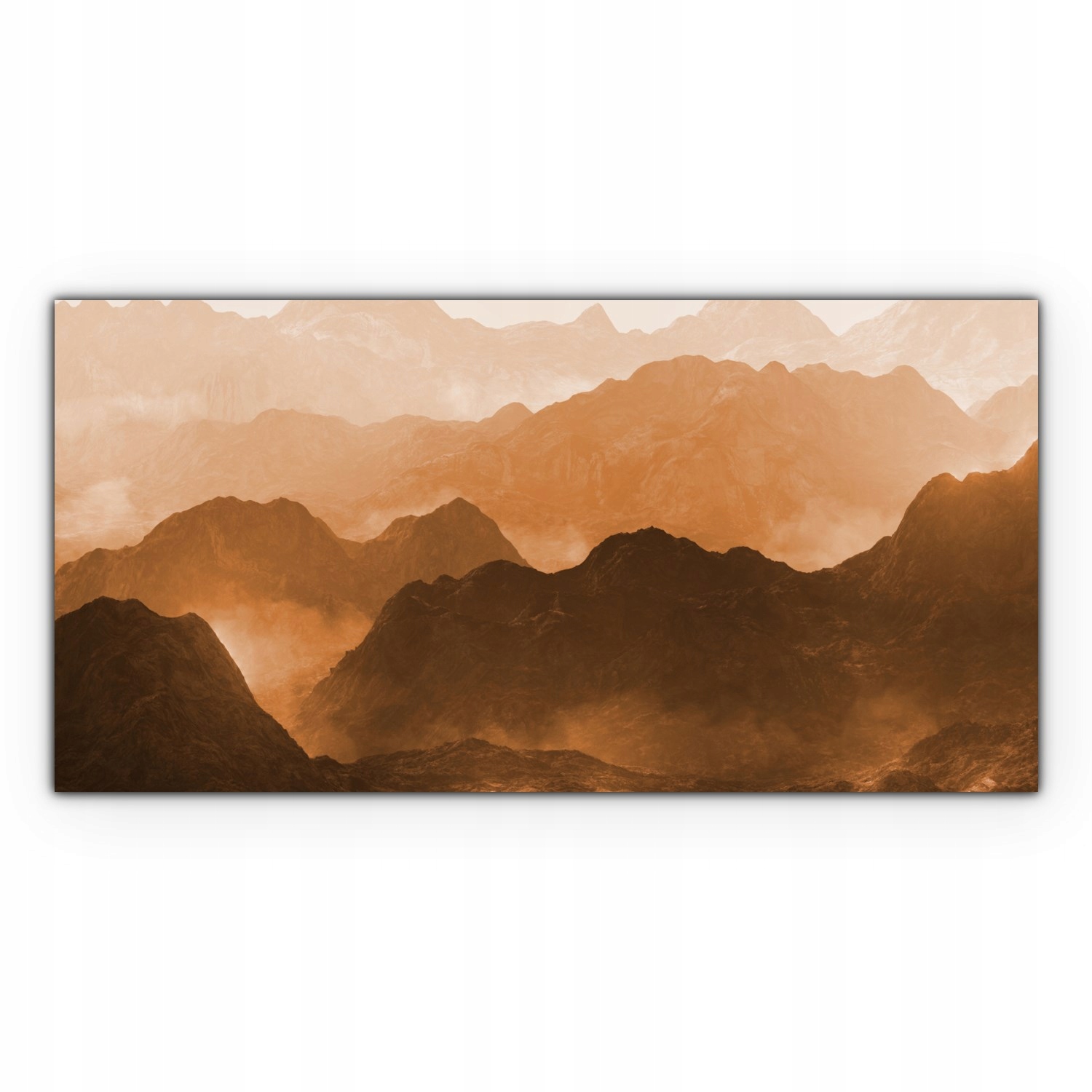 

Obraz canvas na ścianę 140x70 Mgła Góry Krajobraz