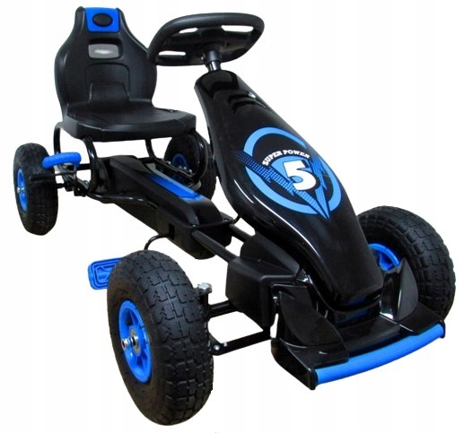 Gokart G8 Niebieski, gokart dziecięcy, pompowane koła Ragil Sp. z o.o.