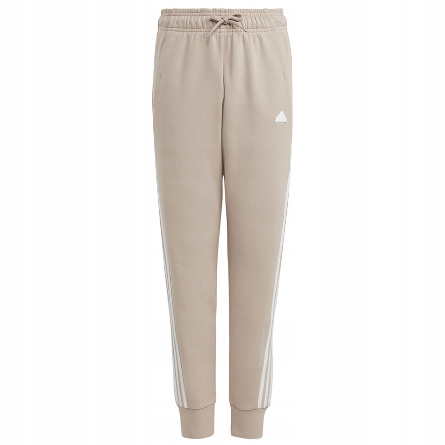 Spodnie adidas Fi 3 Stripes Pant girls Jr IC0117 beżowy 152 cm
