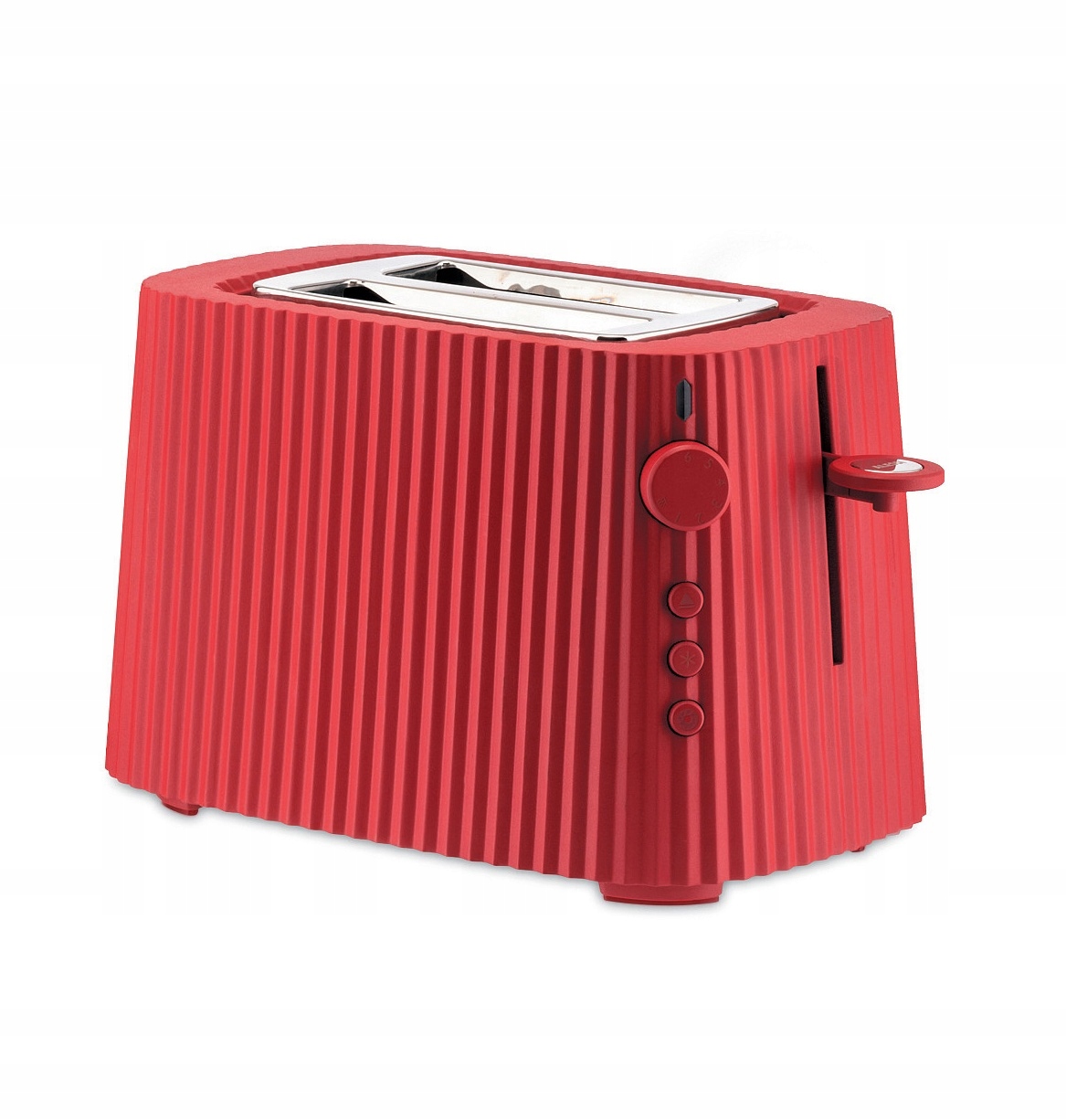 Alessi Plisse Toster Czerwony