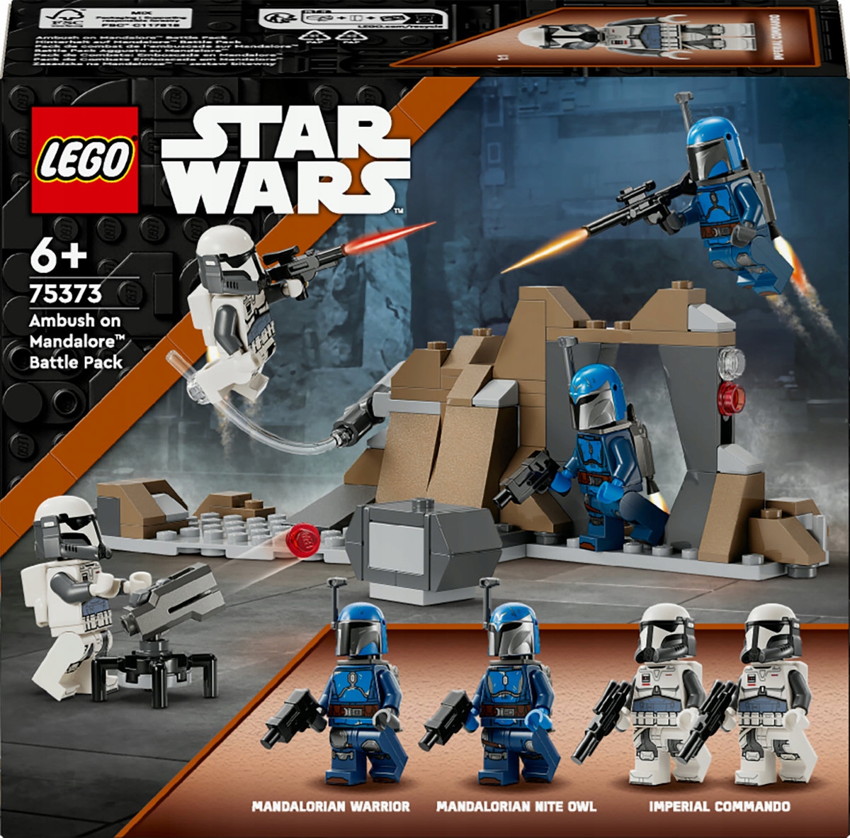 stavebnice Lego Star Wars Zásada Na Mandaloru Figurky Bitevní 75373